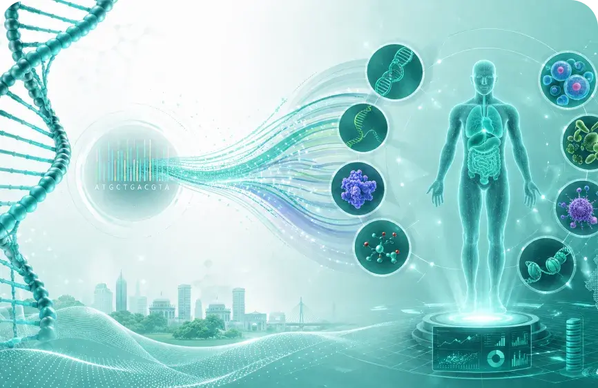 Precision medicine began with genomics, but it is being transformed by multi-omics.